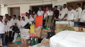 coonoor-dmk-sponsored-7-lakh-worth-items-for-wayanad-rescue-operation