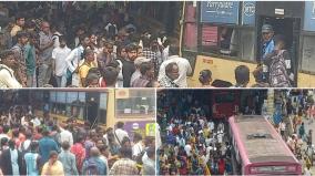 trains-canceled-due-to-maintenance-work-crowds-throng-tambaram-bus-station