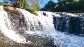 flooding-at-kumbakarai-falls-tourists-banned-from-bathing