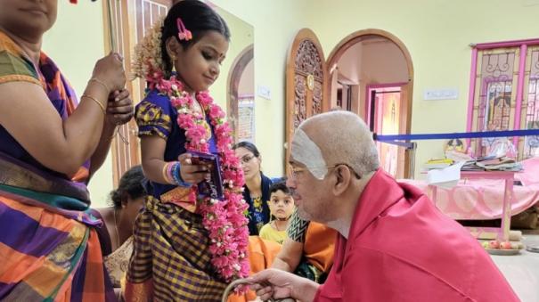 Bharadwaj Swamis conducted Bala Puja at Villupuram