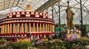 bengaluru-lalbagh-flower-show-ambedkar-s-achievements-attracts-visitors