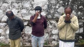 three-persons-arrested-for-trying-to-sell-elephant-ivory-in-kodaikanal