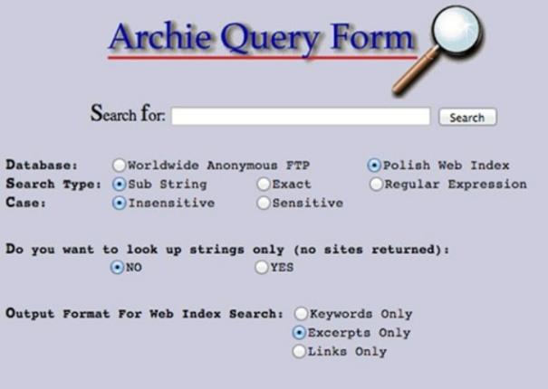 Digital diary series chapter 7 about first search engine archie in history