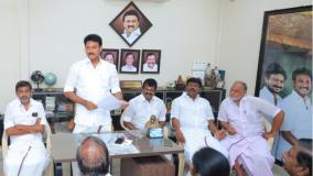 trichy-dmk-faction-meeting-presided-over-by-minister-anbil-mahesh