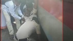 passenger-trapped-between-platform-and-moving-train-at-trichy