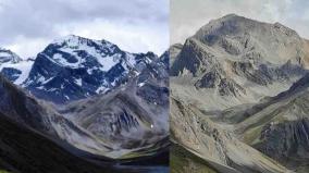 snow-disappears-first-time-in-uttarakhand-om-parvat-mountain-global-warming