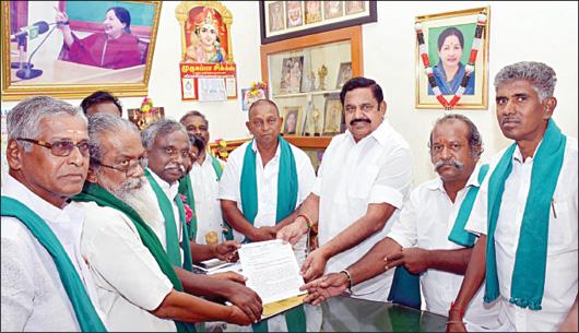 Farmers association petition EPS for support in building a dam at Rasimanal