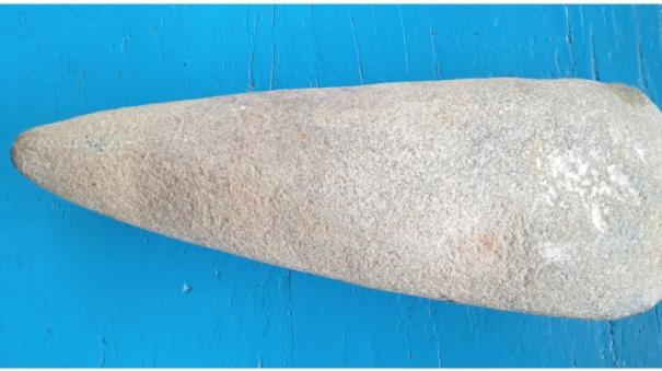 A 5000 year old stone axe was discovered near Villupuram