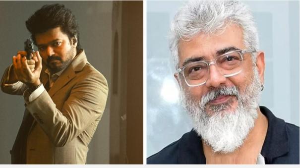 Ajith wishes Venkat Prabhu and the team as Vijay's Goat movie hits screens