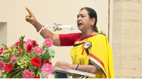 DMDK is a party without caste, religion and ethnic discrimination - Premalatha Vijayakanth