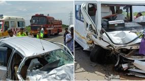 car-collides-with-tempo-van-near-devakottai-4-killed-11-people-were-injured