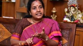 bjp-mla-vanathi-srinivasan-supports-vck-thirumavalavan-s-policy