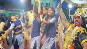 madurai-book-fair-inauguration-school-students-danced-for-karuppasamy-song-explained