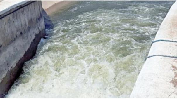 1,200 cubic feet per second Krishna water release from Kandaleru dam for Chennai drinking water