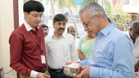 union-food-secretary-sanjeev-chopra-inspects-the-quality-of-ration-products-in-chennai