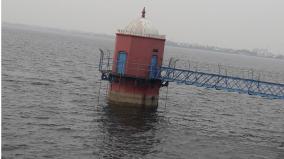 697-cubic-feet-of-water-per-second-flows-from-the-catchment-areas-to-puzhal-lake-due-to-rain