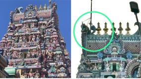 palani-murugan-temple-rajagopuram-damaged-devotees-shocked