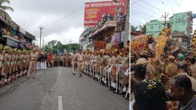 thiruvananthapuram-bound-kumari-swamy-idols-received-enthusiastic-welcome-at-kerala-border