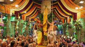 tirupati-brahmotsavam-started-with-flag-hoisting