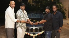 makers-of-maharaja-gift-nithilan-saminathan-a-bmw-car