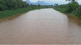 water-flow-on-main-vaigai-after-2-months-due-to-incessant-rains-solution-to-drinking-water-problem