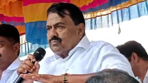 Allegation of government land grab against Minister Raja Kannappan