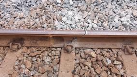 train-service-affected-by-rail-crack-on-kummidipoondi-chennai-route-passengers-suffer-a-lot