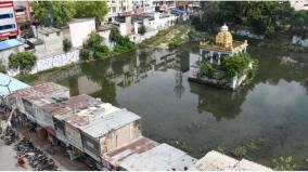 madurai-heavy-rain-even-a-drop-of-water-came-from-kudalazhagar-perumal-temple-theppakulam