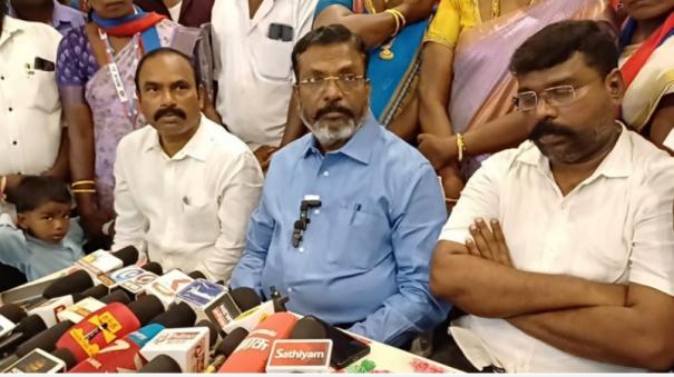 Vijay is not sure about opposition to BJP - Thirumavalavan