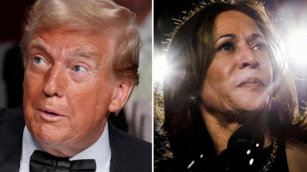 US Presidential Election donald Trump Kamala Harris in last minute Campaign