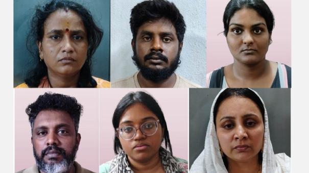 6  arrested in girl murder case