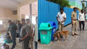 bomb-threat-to-tambaram-railway-station-police-search-with-help-of-a-sniffer-dog