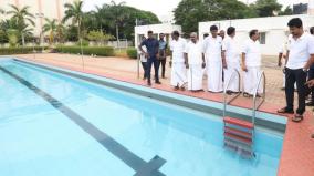 deputy-chief-minister-inspects-viluppuram-government-swimming-pool