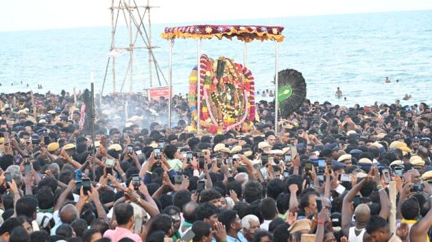 soorasamharam in Tiruchendur at Thoothukudi district