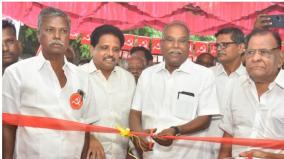 marxist-party-state-secretary-k-balakrishnan-press-meet-in-madurai