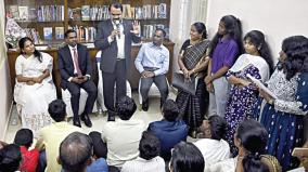 scientist-mayilsamy-annadurai-inaugurated-kalam-sabha-library-in-vyasarpadi