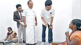 cm-inspects-fire-crackers-hub-workers-demand-govt-to-bear-kids-education-cost