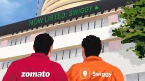 zomato-welcomes-swiggy-on-dalal-street-after-stock-market-listing