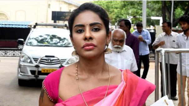 Actress Sri Reddy booked over social media posts