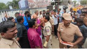 petrol-bomb-incident-hindu-munnani-members-arrested-as-a-precautionary-measure-at-tirunelveli