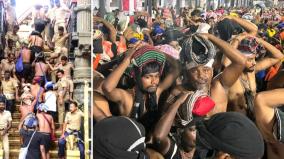 18th-step-of-sabarimala-ayyappan-temple-has-ladder-seat-facility-for-police-to-assist-devotees