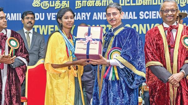 Tamil Nadu Veterinary Science University 24th Convocation