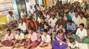 the-people-of-madurai-mullai-nagar-continued-their-struggle-to-settle-in-the-streets-for-the-15th-day