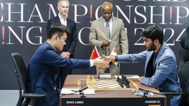 Fourth consecutive draw for Gukesh and Ding Liren in World Chess Championship