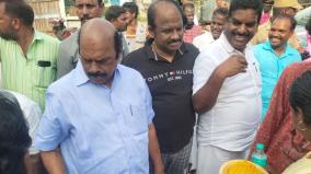 e-v-velu-went-to-the-field-as-replacement-for-ponmudi-on-mud-throwing-incident