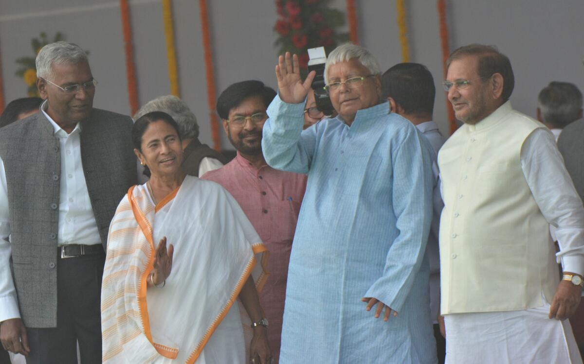 RJD's Lalu Prasad backs Mamata Banerjee for INDIA  bloc leadership, alliance