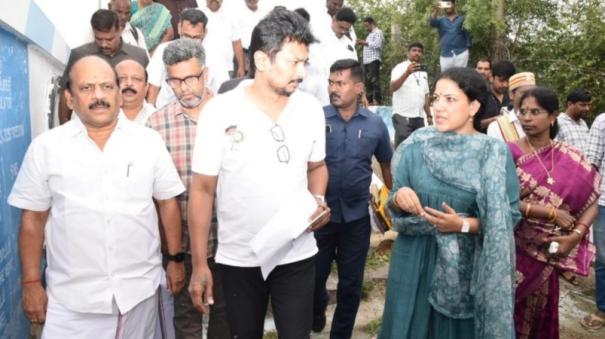 4500 cubic feet of surplus water released from Chembarambakkam Lake : Deputy CM Udhayanidhi inspects