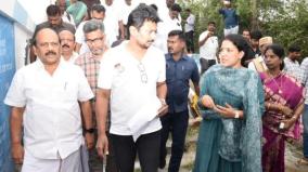 4500-cubic-feet-of-surplus-water-released-from-chembarambakkam-lake-deputy-cm-udhayanidhi-inspects