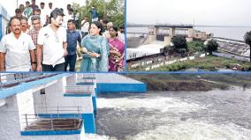 release-of-surplus-water-in-chembarambakkam-poondi-and-puzhal-lake