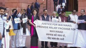 priyanka-gandhi-stages-protests-demanding-financial-assistance-for-wayanad